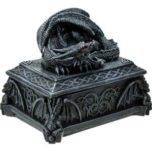 Celtic Dragon Tomb Trinket Box