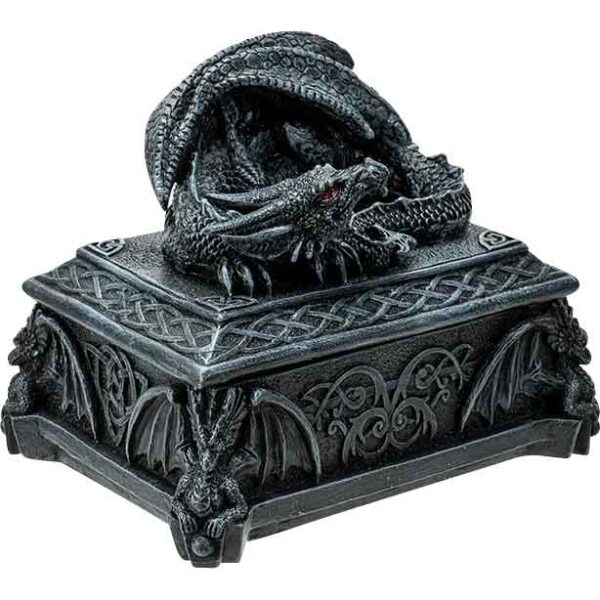 Celtic Dragon Tomb Trinket Box