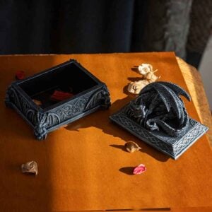 Celtic Dragon Tomb Trinket Box