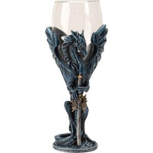 Blue Dragon Blade Goblet