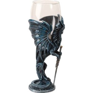 Blue Dragon Blade Goblet