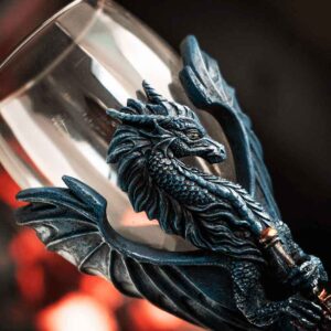 Blue Dragon Blade Goblet