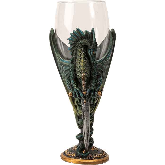Green Dragon Blade Goblet