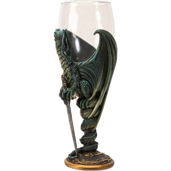 Green Dragon Blade Goblet