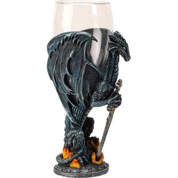 Platinum Dragon Blade Goblet