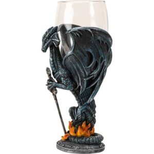 Platinum Dragon Blade Goblet