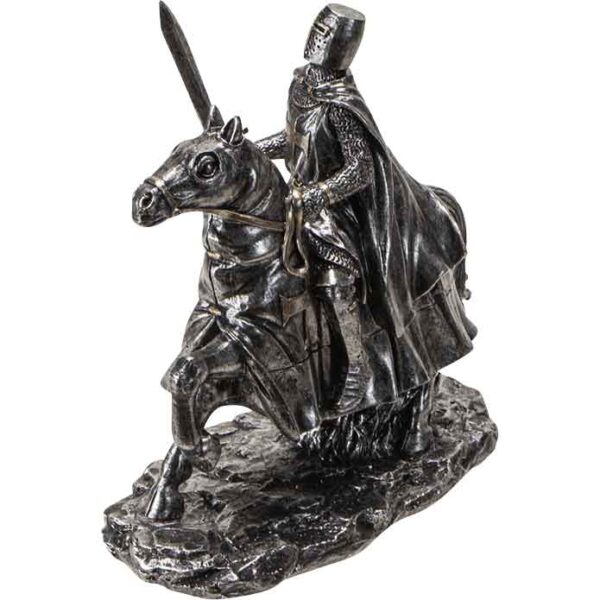 Mounted Crusader Statue