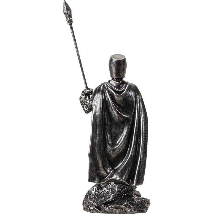 Medieval Crusader Spearman Statue