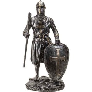Medieval Crusader Axeman Statue