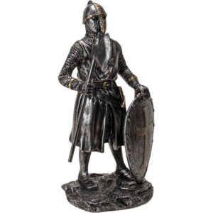 Medieval Crusader Axeman Statue