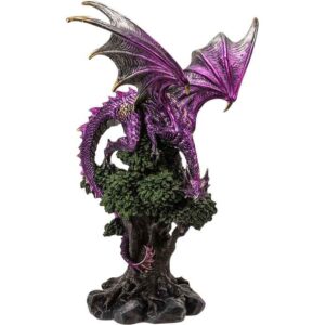 Perched Forest Dragon Statue