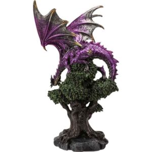 Perched Forest Dragon Statue