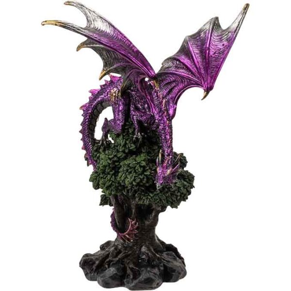 Perched Forest Dragon Statue