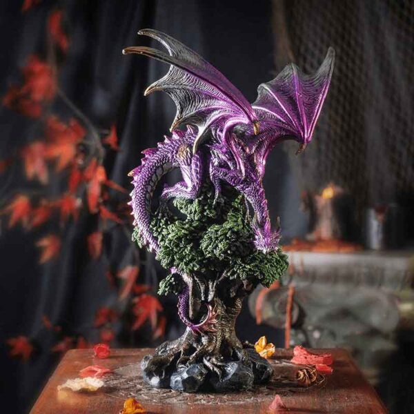 Perched Forest Dragon Statue