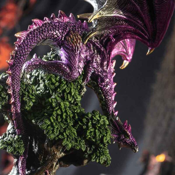 Perched Forest Dragon Statue
