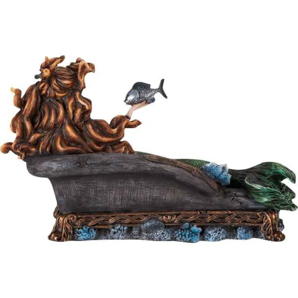 Lounging Mermaid Statue