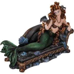 Lounging Mermaid Statue
