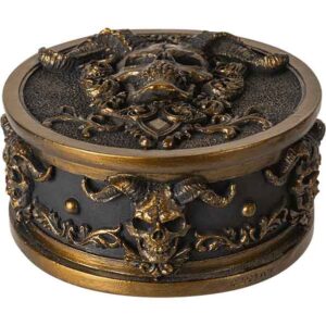 Horned Skull Trinket Box