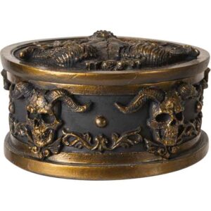 Horned Skull Trinket Box