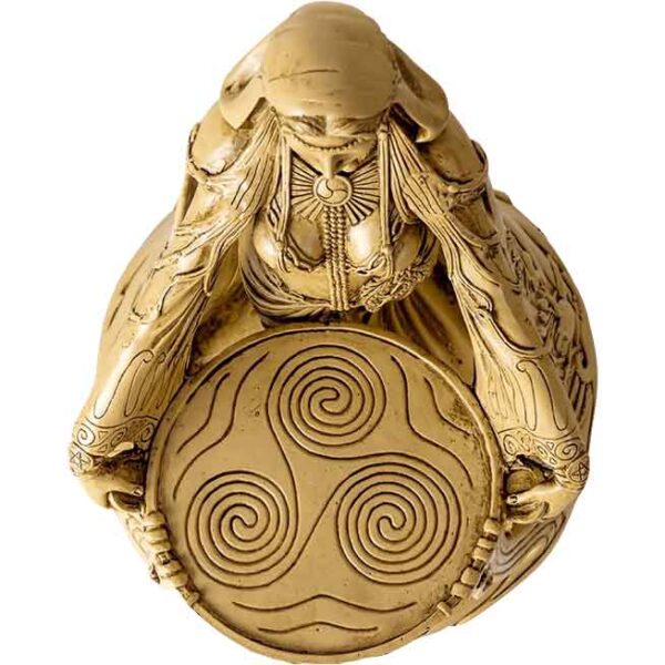 Yellow Danu Statue