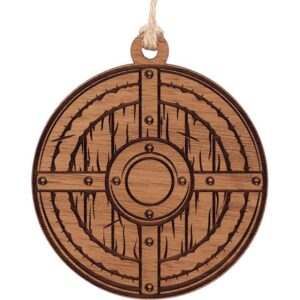 Round Celtic Shield Christmas Ornament