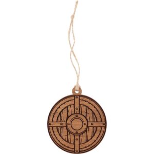 Round Celtic Shield Christmas Ornament