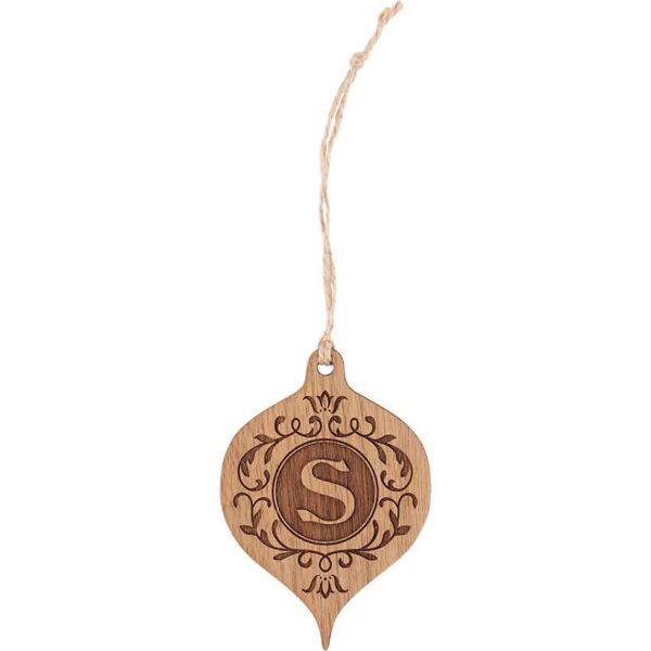 Royal Letter Medieval Christmas Ornament