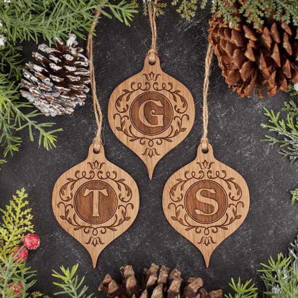 Royal Letter Medieval Christmas Ornament