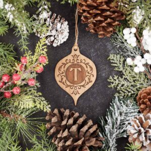 Royal Letter Medieval Christmas Ornament