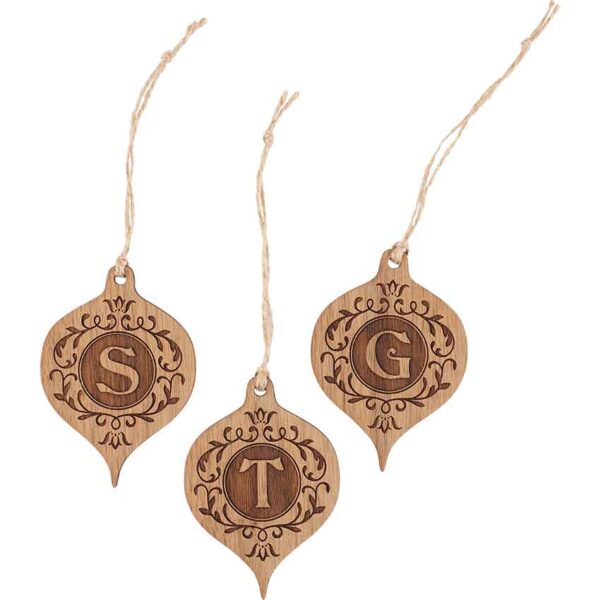 Royal Letter Medieval Christmas Ornament