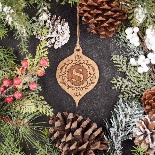 Royal Letter Medieval Christmas Ornament