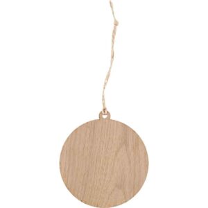 Walnut Hobbit Door Christmas Ornament with Aspen Trim