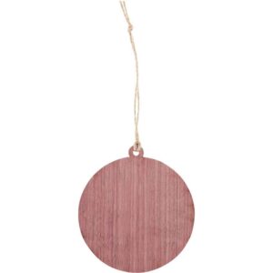 Purpleheart Hobbit Door Christmas Ornament with Stone Trim