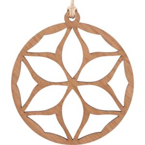 Elegant Flower Christmas Ornament