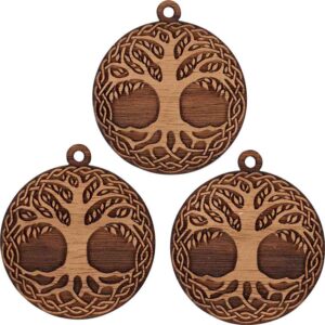 Tree of Life Mini Christmas Ornament - Set of 3