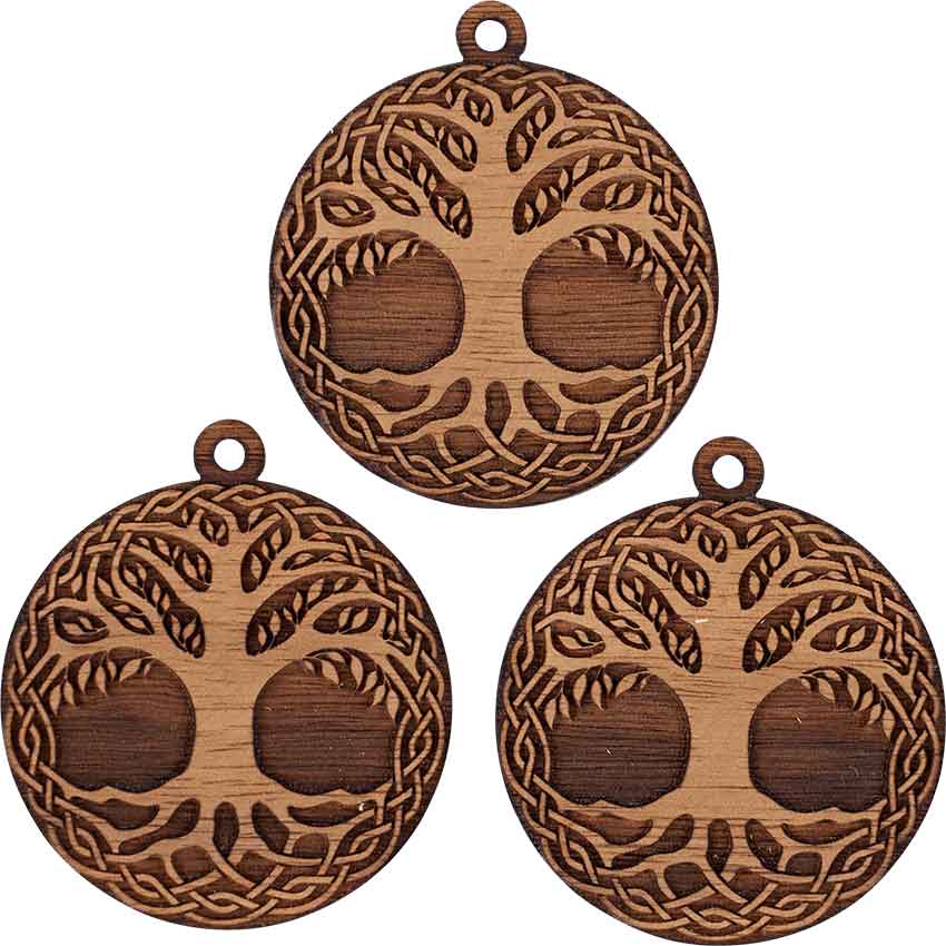 Tree of Life Mini Christmas Ornament - Set of 3