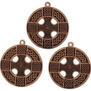 Celtic Cross Mini Christmas Ornament - Set of 3