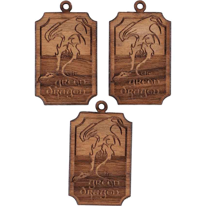 Dragon Tavern Mini Christmas Ornament - Set of 3