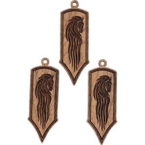 Fantasy Horse Banner Mini Christmas Ornament - Set of 3