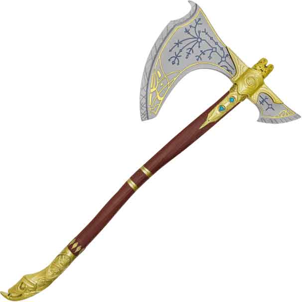 Golden Norse War Axe