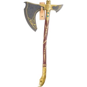 Golden Norse War Axe