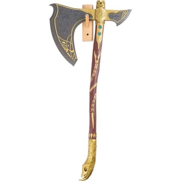 Golden Norse War Axe