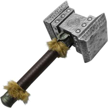 Orc Fantasy Wolf Metal Hammer