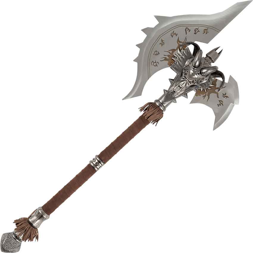 Undead King Axe with Plaque