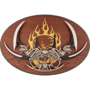 Triple Skeleton Dagger with Plaque