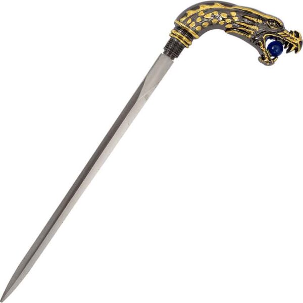 Golden Dragon Head Sword Cane