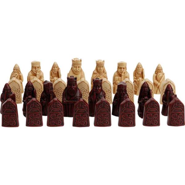 Isle Of Lewis Style Chess Set With Board - Image 2