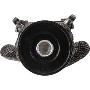 Triple Moon Serpent Candleholder