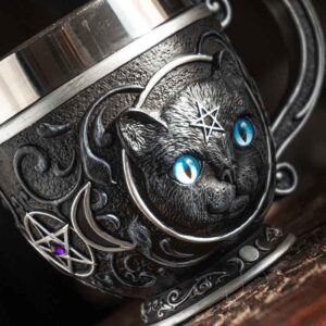 Wiccan Cat Tea Cup