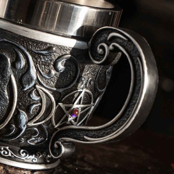 Wiccan Cat Tea Cup